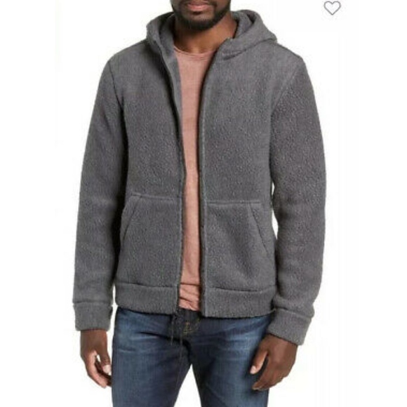 💖HP💖NWT Michael Bastian Steel Gray Zip Up Jacket